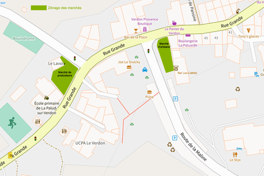 Marché La Palud sur Verdon