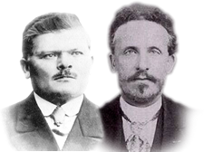 Isidore Blanc et Edouard Martel