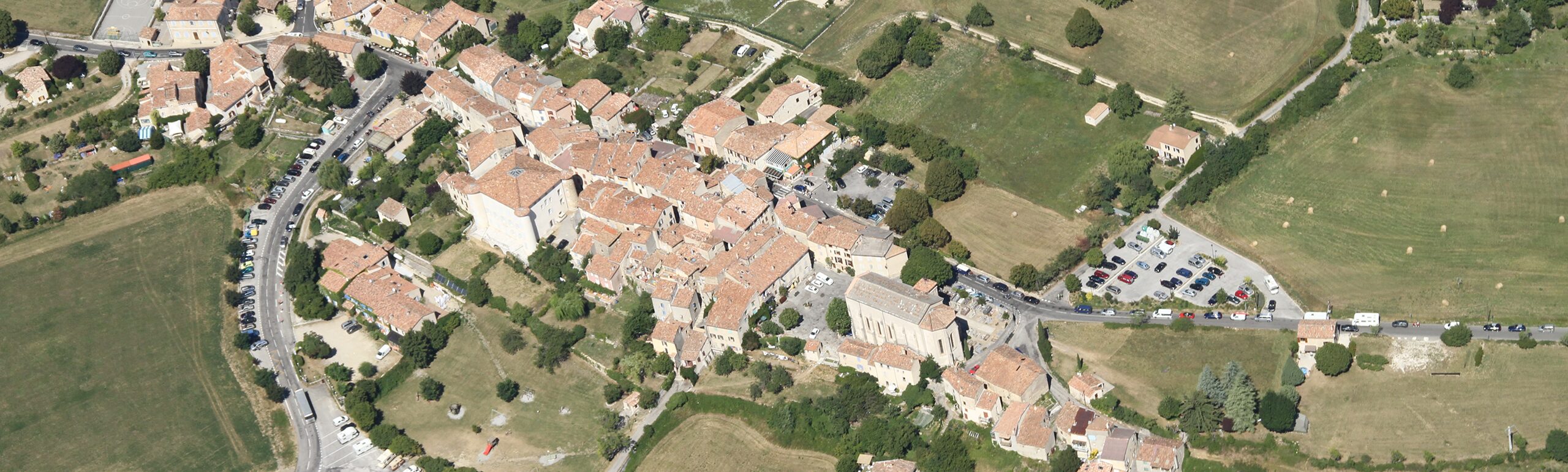 La Palud sur Verdon vue aérienne