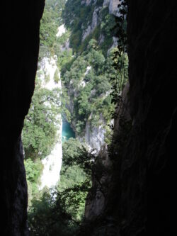 La Brèche Imbert Sentier Blanc Martel La Palud sur Verdon